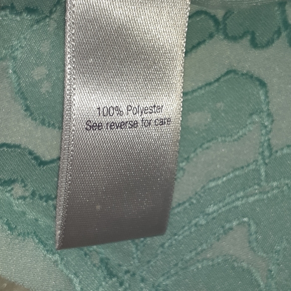 Jennifer Lopez Blue Brocade Print Sz 6 Pant Capri - Picture 6 of 6